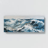 Wave Impasto Brushstrokes 3D 70 Wall Art