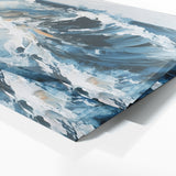 Wave Impasto Brushstrokes 3D 70 Wall Art