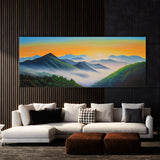 Wilderness Landscape Mist 68 Wall Art