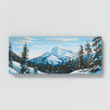 Wilderness Snowy Pine Blue Sky 12 Wall Art