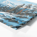 Wilderness Snowy Pine Blue Sky 12 Wall Art