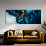 Marble Modern Luxury Azure 80 Wall Art