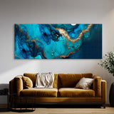 Marble Modern Luxury Azure 81 Wall Art