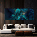 Marble Modern Luxury Azure 82 Wall Art