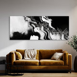 Marble Modern Luxury Black White 66 Wall Art