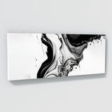 Marble Modern Luxury Black White 69 Wall Art