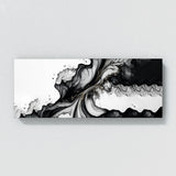 Marble Modern Luxury Black White 70 Wall Art