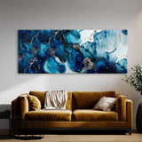 Marble Modern Luxury Blue 33 Wall Art