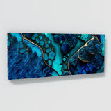 Marble Modern Luxury Blue 34 Wall Art