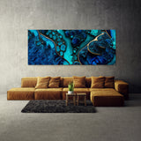 Marble Modern Luxury Blue 34 Wall Art