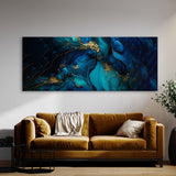 Marble Modern Luxury Blue 37 Wall Art
