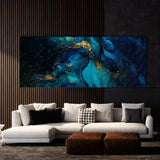 Marble Modern Luxury Blue 37 Wall Art