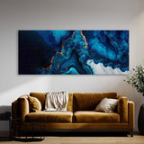 Marble Modern Luxury Blue 38 Wall Art