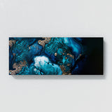 Marble Modern Luxury Blue 39 Wall Art