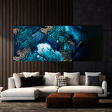 Marble Modern Luxury Blue 39 Wall Art