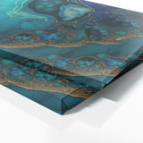 Marble Modern Luxury Blue 41 Wall Art
