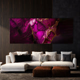 Marble Modern Luxury Magenta 95 Wall Art