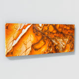 Marble Modern Luxury Orange 72 Wall Art
