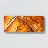 Marble Modern Luxury Orange 72 Wall Art
