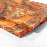 Marble Modern Luxury Orange 72 Wall Art