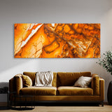 Marble Modern Luxury Orange 72 Wall Art