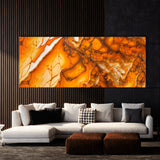 Marble Modern Luxury Orange 72 Wall Art