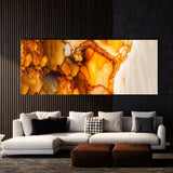 Marble Modern Luxury Orange 78 Wall Art