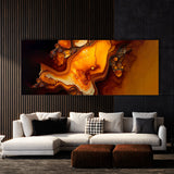 Marble Modern Luxury Orange 79 Wall Art