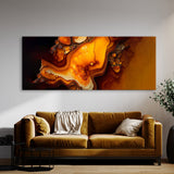 Marble Modern Luxury Orange 79 Wall Art