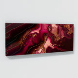 Marble Modern Luxury Ruby Red 25 Wall Art