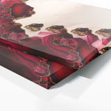Marble Modern Luxury Ruby Red 26 Wall Art
