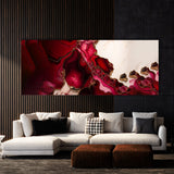 Marble Modern Luxury Ruby Red 26 Wall Art