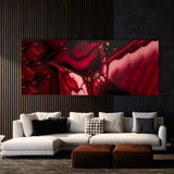 Marble Modern Luxury Ruby Red 29 Wall Art