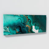 Marble Modern Luxury Teal 76 Wall Art