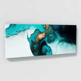 Marble Modern Luxury Turquoise 48 Wall Art