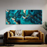 Marble Modern Luxury Turquoise 49 Wall Art