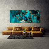 Marble Modern Luxury Turquoise 54 Wall Art