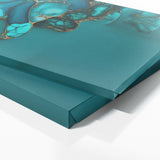 Marble Modern Luxury Turquoise 58 Wall Art