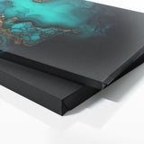 Marble Modern Luxury Turquoise 64 Wall Art