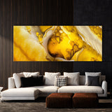 Marble Modern Luxury Yellow 68 Wall Art