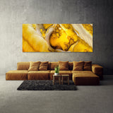 Marble Modern Luxury Yellow 68 Wall Art