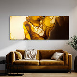 Marble Modern Luxury Yellow 74 Wall Art