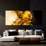 Marble Modern Luxury Yellow 75 Wall Art