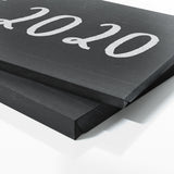 Anniversary Date Black Wall Art