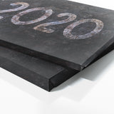 Anniversary Date Concrete Rust Wall Art