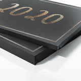 Anniversary Date Luxury Gold Wall Art