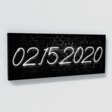 Anniversary Date Neon Wall Art