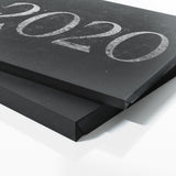 Anniversary Date Silver Wall Art
