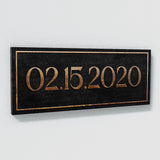 Anniversary Date Stone Wall Art