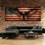 Eagle Usa Flag Wall Art